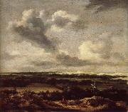 Jacob van Ruisdael, Dune landscape with a rabbit hunt